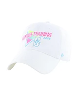 '47 Brand Men's White Seattle Mariners 2024 Spring Training Vapor Wave Clean Up Adjustable Hat