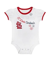 Outerstuff Newborn Baby Boys and Girls St. Louis Cardinals Sweet Bodysuit Skirt Set