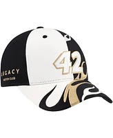 Legacy Motor Club Team Collection Men's Black John Hunter Nemechek Flame Adjustable Hat