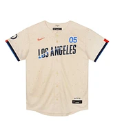 Nike Preschool Freddie Freeman Cream Los Angeles Dodgers 2024 City Connect Limited Player Jersey