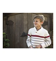 Hope & Henry Baby Boys Shawl Collar Sweater