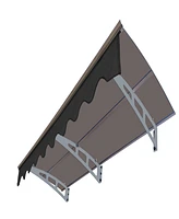 79" x 34" Polycarbonate Awning Canopy