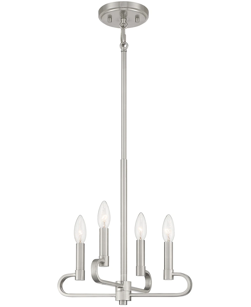 Designers Fountain Summit 14" Metal 4 Light Convertible Chandelier