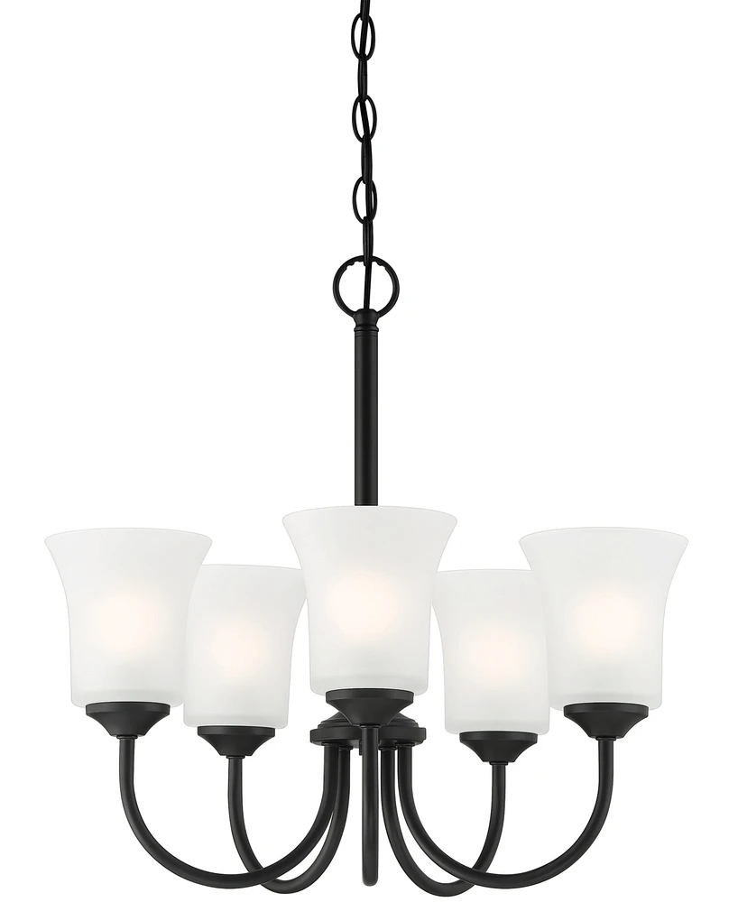 Designers Fountain Bronson 20.25" Metal 5 Light Chandelier