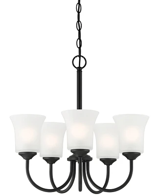 Designers Fountain Bronson 20.25" Metal 5 Light Chandelier