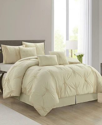 Stratford Park Nargiz Pintuck 7-Pc. Comforter Set