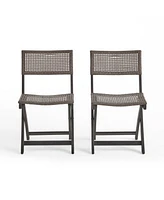 Foldable Wicker Bistro Chairs: Natural Elegance, Lasting Comfort