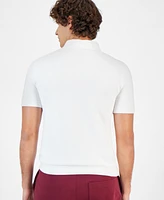 A|X Armani Exchange Men's Short Sleeve Knit Polo Shirt