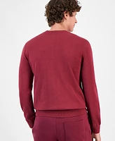 A|X Armani Exchange Men's Long Sleeve Logo Crewneck Sweater, Created for Macy's