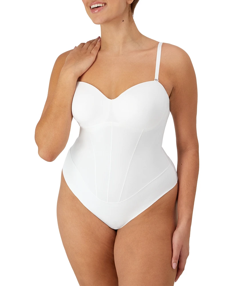 Maidenform Women's Firm Control Tummy-Shaping Multiway Thong Bodysuit DMS131