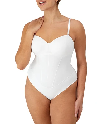 Maidenform Women's Firm Control Tummy-Shaping Multiway Thong Bodysuit DMS131