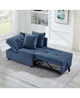 Streamdale Furniture 4-in-1 Sofa Bed: Recliner, Couch, Sleeper, Loveseat