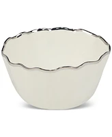 Certified International Regency Deep Metallic-Trim Porcelain Bowl