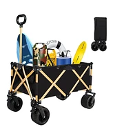 Streamdale Furniture Heavy-Duty Folding Wagon: Compact, Durable, All-Terrain