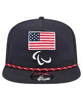 New Era Men's Navy U.s. Paralympics the Golfer Trucker Adjustable Hat