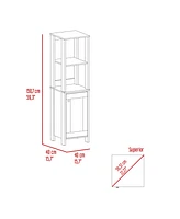 Fm Furniture Arctic Linen Cabinet