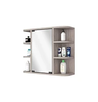 Fm Furniture Valdez Medicine Cabinet Light Gray