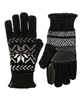 Isotoner Women's Chenille Snowflake Touchscreen Gloves