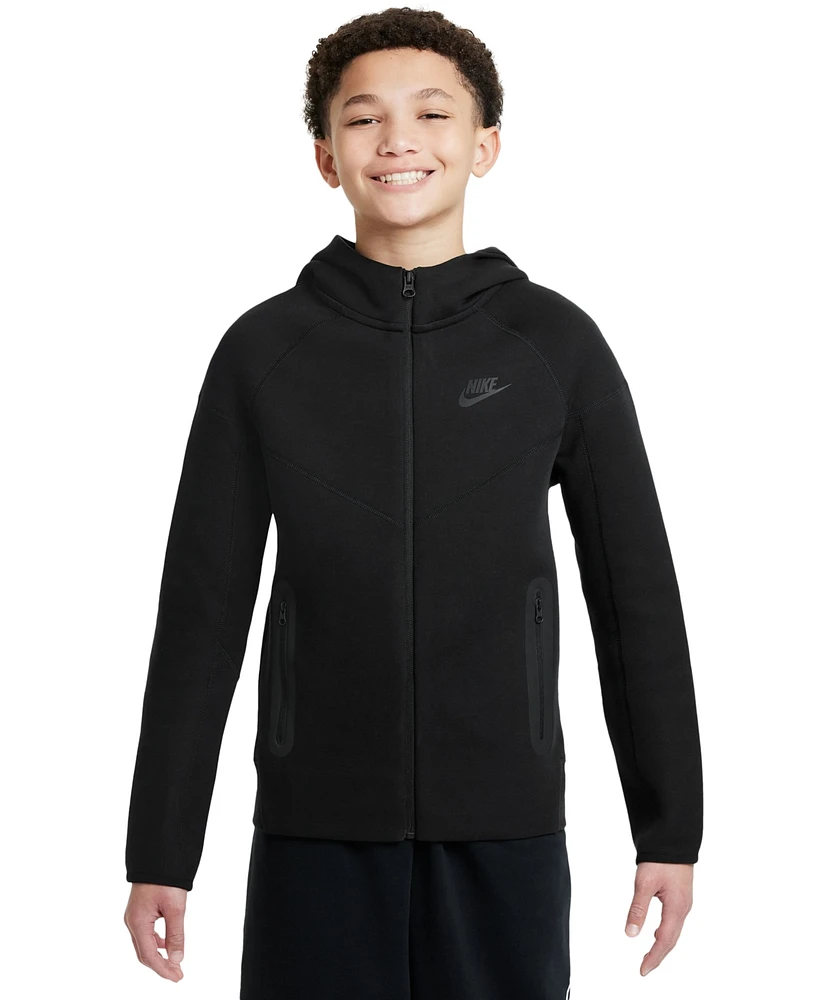 Nike Big Boys Sportswear Tech Fleece Full-Zip Hoodie