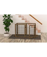 Streamdale Furniture 6-Panel Freestanding Dog Gate with Door