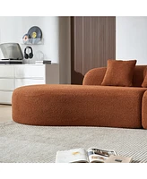 Streamdale Furniture Modern Curved 5-Seater Sectional Sofa