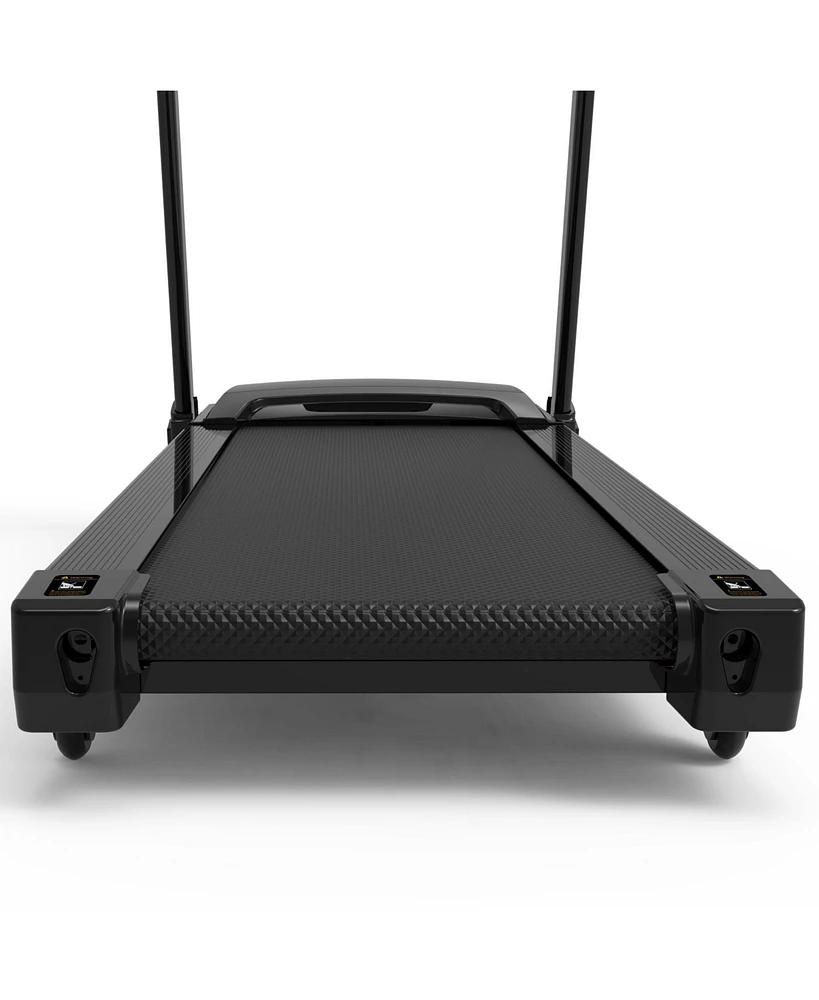 3.5HP Foldable Treadmill with Bluetooth, Shock Absorption, and App