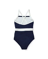 Hope & Henry Toddler Girls One-Piece Swimsuit with Rosette