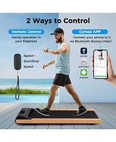 Costway 3-in-1 Walking Pad Under Desk Treadmill with Remote Smart App Control Led Display