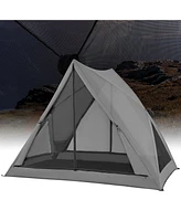 Costway Pop-up Camping Tent for 2-3 People with Carry Bag & Rainfly for Backpacking Hiking