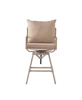 Simplie Fun Stylish Outdoor Barstool With Cushions