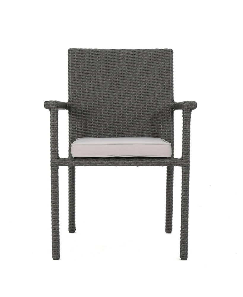 Simplie Fun San Pico Outdoor Dining Chair - Grey (Set Of 4)