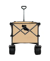 Collapsible Beach Wagon: Large Capacity, Foldable, Durable
