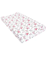 Hudson Baby Infant Girl Changing Pad Cover