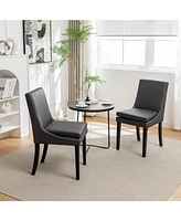 Premium Upholstered Dining Chairs (Set of 2)