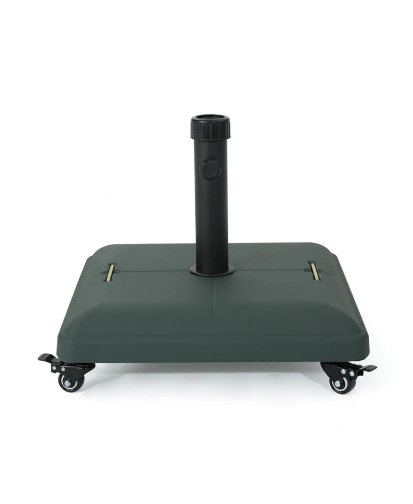 Streamdale Furniture Concrete Umbrella Base With Wheels For Patio