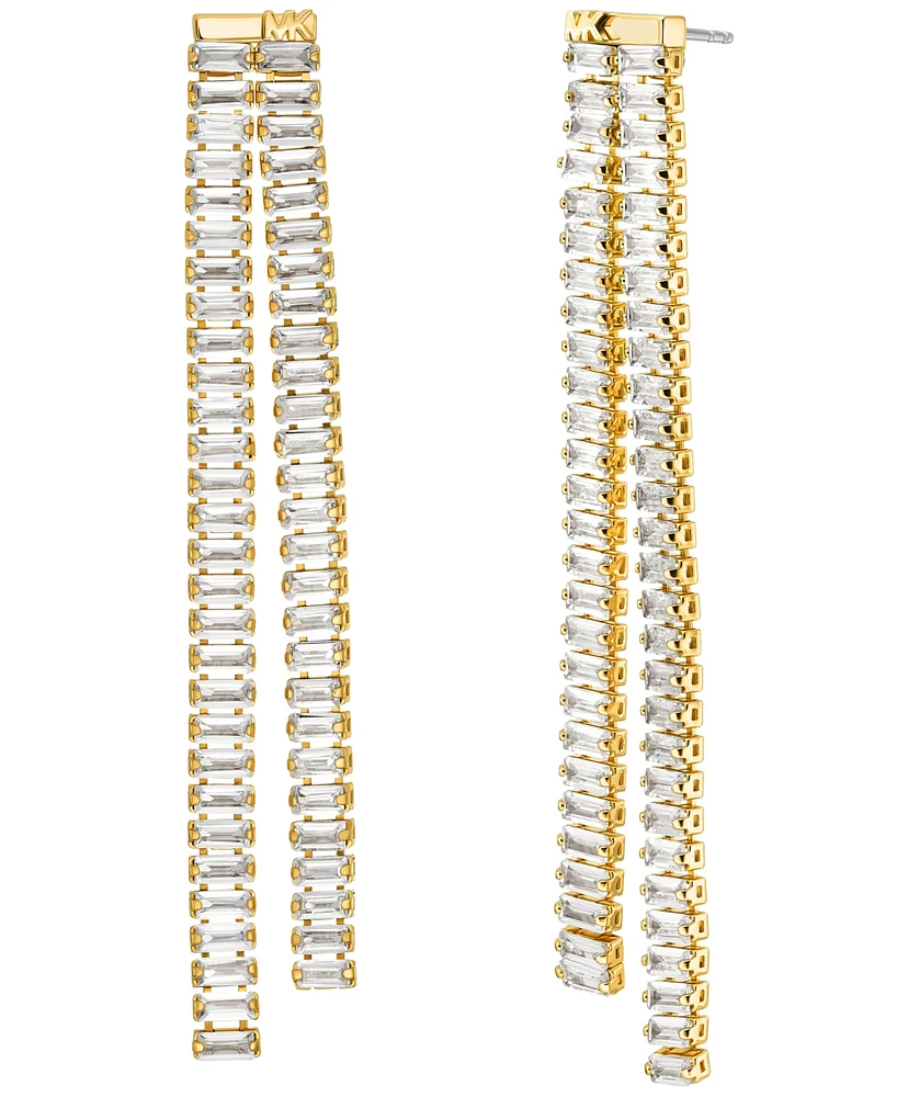 Michael Kors 14K Gold-Plated Brass Statement Linear Earrings