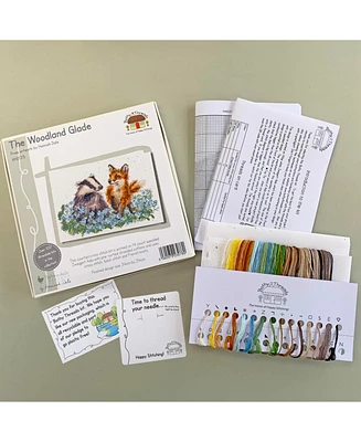 Bothy Threads The Woodland Glade XHD125 Counted Cross Stitch Kit - pre