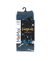 Memoi Women's The Tassel Was Worth The Hassle Greeting Card Socks