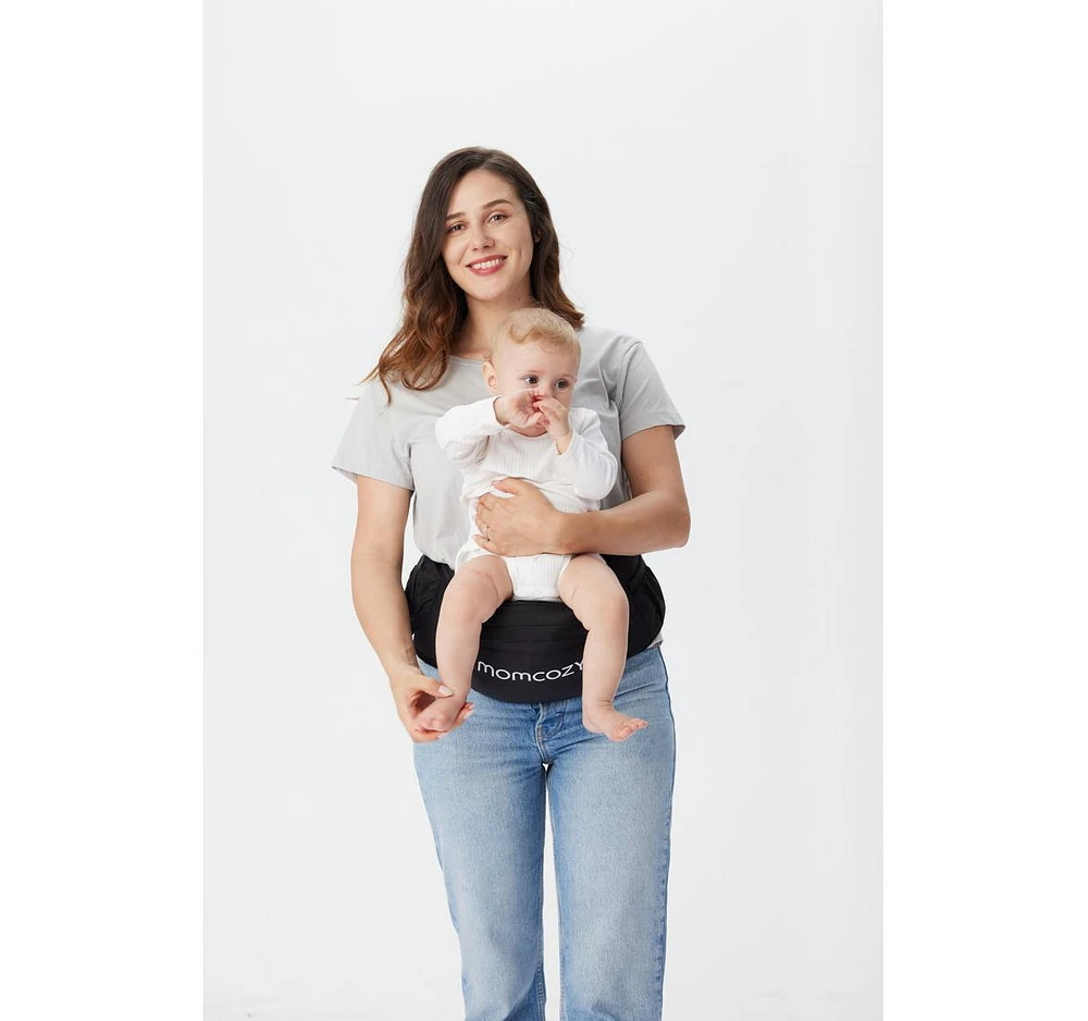 Momcozy 3D Belly Protector & Eva Massage Board-Baby Hip Seat Carrier