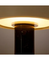 Brightech Kingpin 10" Modern Led Table Lamp with Marble Base