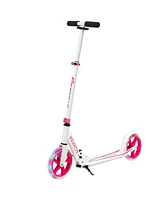 Slickblue Portable Folding Sports Kick Scooter with Led Wheels