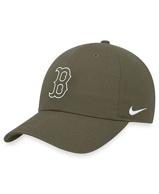 Nike Men's Olive Boston Red Sox Club Adjustable Hat