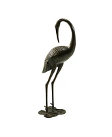 Bird Animals Rust Resistant Metal Garden Statue