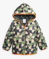 Epic Threads Toddler Boys Camo Reversible Puffer Jacket, Created for Macy's