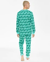 Holiday Lane Men's Trees Cotton Matching Family Pajamas Set, Created for Macy's