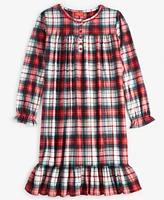 Holiday Lane Little & Big Kids Winterton Plaid Matching Family Pajamas Nightgown, Created for Macy's