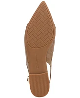 Giani Bernini Women's Emersynn Memory Foam Pointed Toe Slingback Flats, Created for Macy's