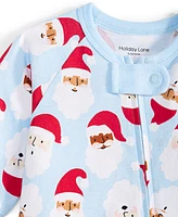 Family Pajamas Baby Santa Toss Cotton Footed Matching Christmas Pajamas, Created for Macy's