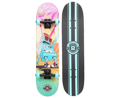 Madd Gear Beginner Skateboard for Kids Ages 5+ – 31" Popsicle Deck – Double Kicktail – Abec-5 Bearings – Max 110 lbs