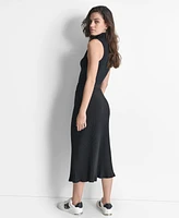 Dkny Women's Ribbed Flare Skirt